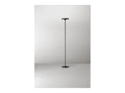 Lámpara De Pie-Lámpara de pie LED Balance 25 W, 3000 K, 180 cm de altura, 2376 lm, con interruptor de encendido/apagado y regulador de intensidad, - Perenz Negro