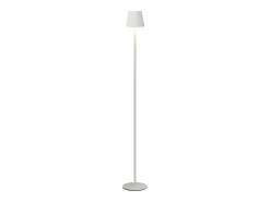 NETTLIFE Lámpara de pie LED moderna negra regulable 125 cm 3 temperaturas de color USB Sala de estar Blanco Discount