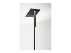 Lámpara De Pie-Lámpara de pie LED QUADRA negra de metal H.180 cm Perenz Negro