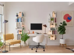 Lámpara De Pie-Lámpara de pie LED recargable Zafferano Pina XXL - 6 W, IP65, regulador táctil, cabezal magnético, diseño moderno para interior y exterior - Dorado Amarillo