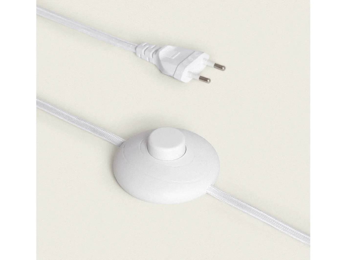 Ledkia Lámpara De Pie-Lámpara de Pie LED 8W Metal Elise Blanco