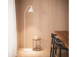 Ledkia Lámpara De Pie-Lámpara de Pie LED 8W Metal Elise Blanco