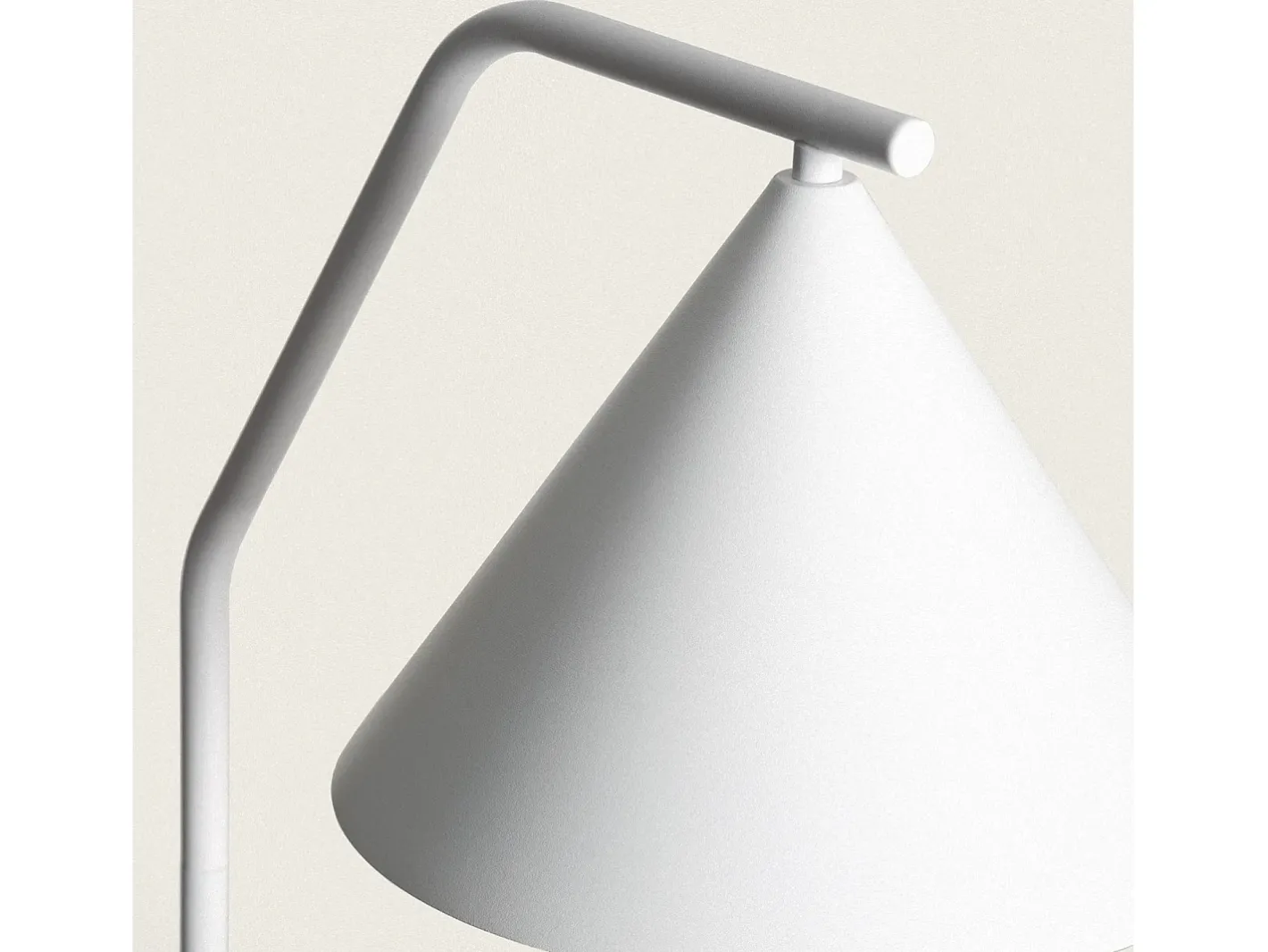Ledkia Lámpara De Pie-Lámpara de Pie LED 8W Metal Elise Blanco