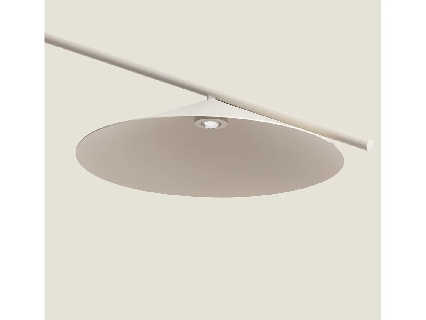 New Ledkia Lámpara de Pie LED 8W Metal Evian Beige