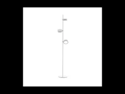 Lámpara de pie LED Zafferano SUPER O White recargable y regulable - 1 módulo de luz Blanco