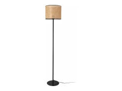 Clearance Helloshop26 Lámpara de pie luminaria 154 x 30 cm color y beige 03_0007271 Negro
