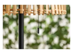 Best ebuy24 Lámpara de pie Mabis LED para exterior 40x150x40cm marrón. Beige