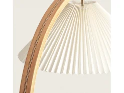Online Ledkia Lámpara de Pie Madera Luanda Blanco