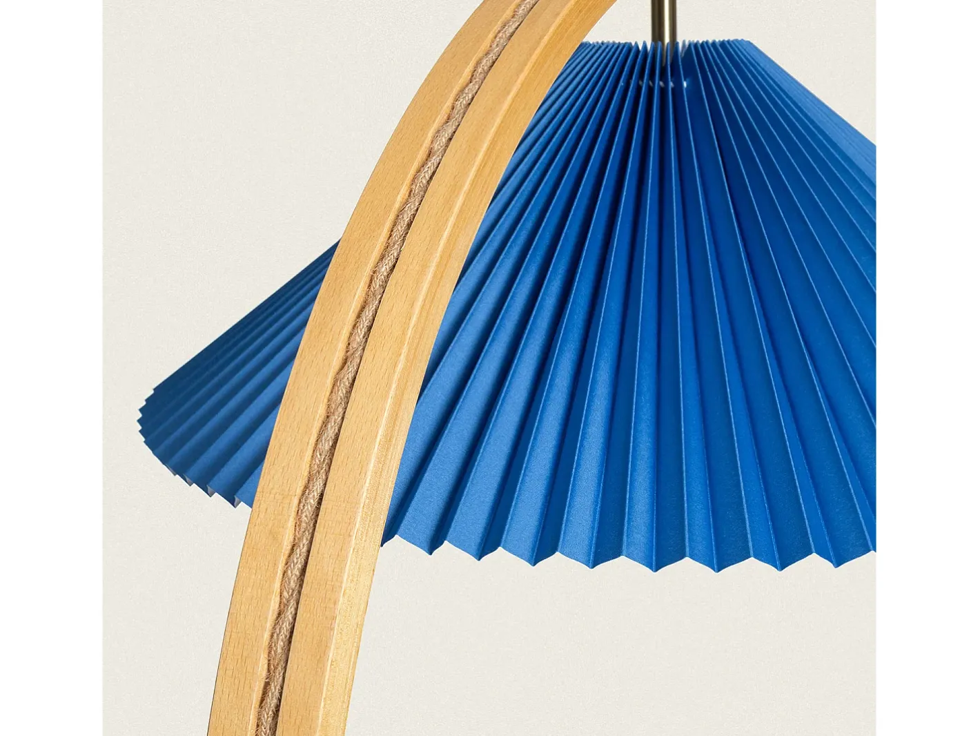 Ledkia Lámpara de Pie Madera Luanda Azul Oscuro Transparente Online