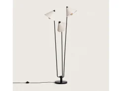 Ledkia Lámpara de Pie Metal Bells Blanco Multicolor Outlet