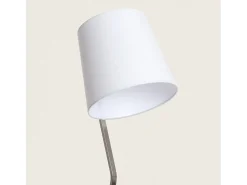 Clearance Ledkia Lámpara de Pie Metal Eikho Blanco