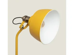 Hot Ledkia Lámpara de Pie Metal Luise Amarillo