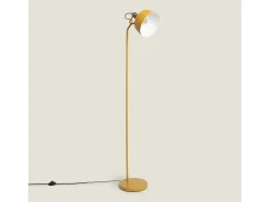 Hot Ledkia Lámpara de Pie Metal Luise Amarillo