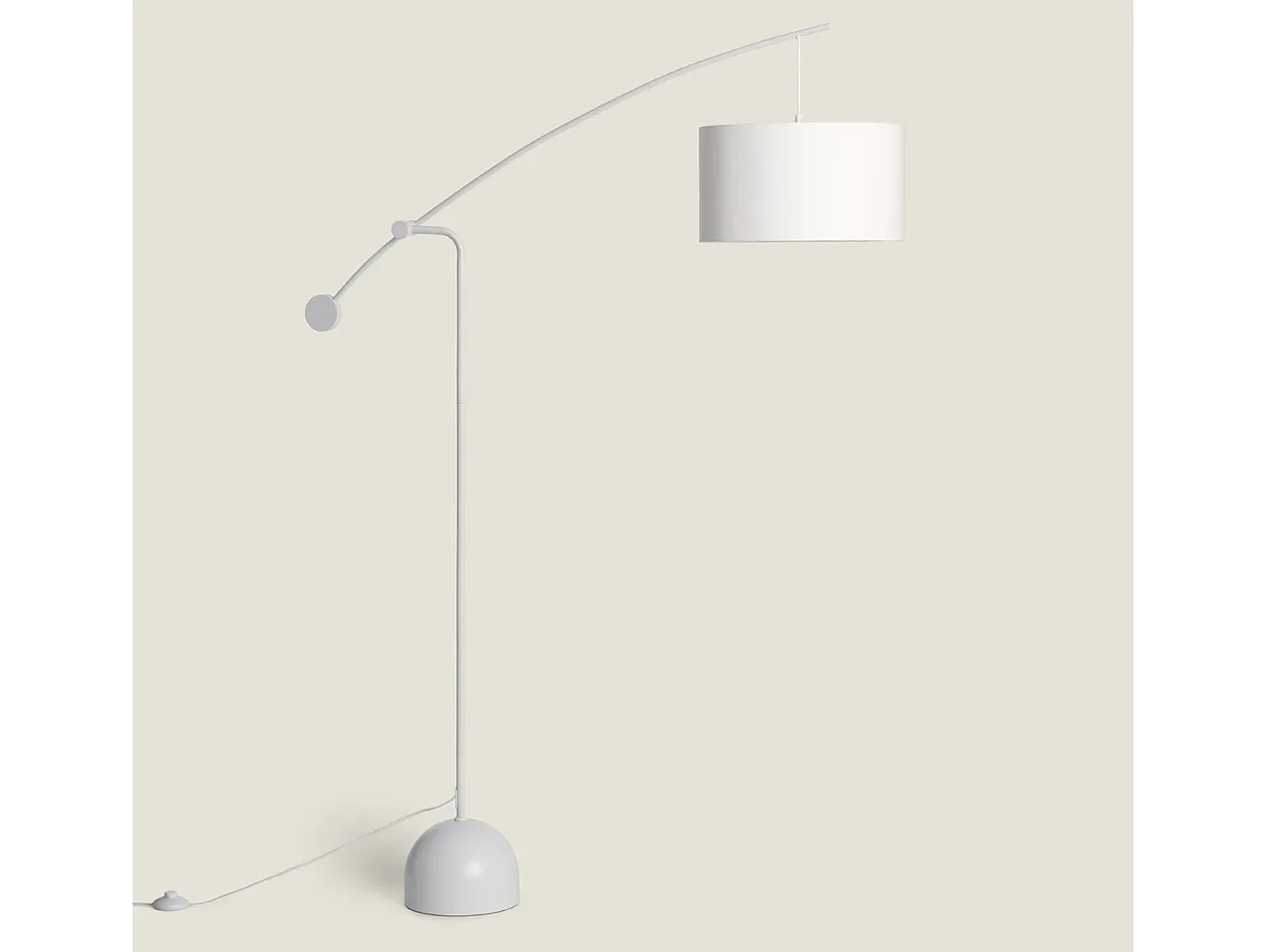 Hot Ledkia Lámpara de Pie Metal Meetkunde Blanco Multicolor