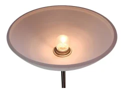 Lámpara De Pie-Lámpara de pie Milano Bel Air 40W con brazo orientable plata 178 cm Plateado