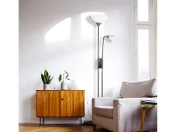 Clearance Lámpara de pie Milano Bel Air 40W con brazo orientable cobre 178 cm Marru00f3n