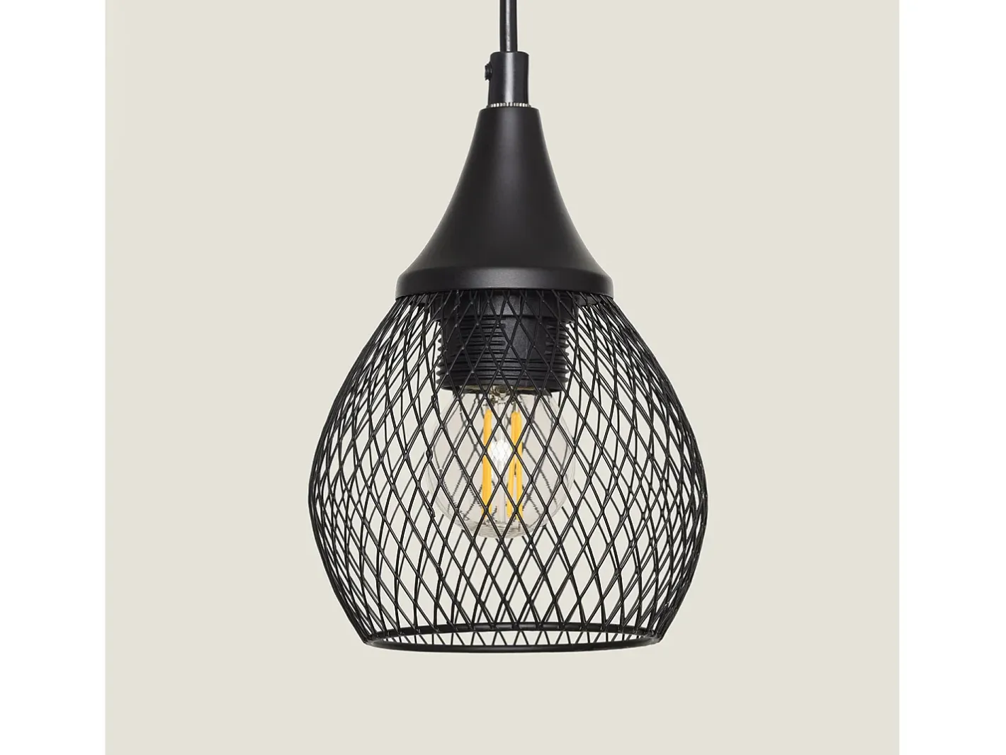 Ledkia Lámpara De Pie-Lámpara de Pie Monah WiFi con Regulador Negro Multicolor