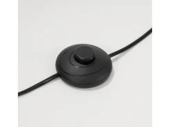 Sollux Lighting Lámpara De Pie-Lámpara de pie Mula moderno de fieltro/acero - 1 fuentes luminosas - L.45 x A.134 cm - marino/negro Azul
