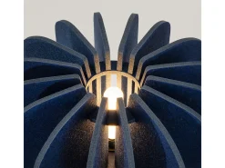 Sollux Lighting Lámpara De Pie-Lámpara de pie Mula moderno de fieltro/acero - 1 fuentes luminosas - L.45 x A.134 cm - marino/negro Azul