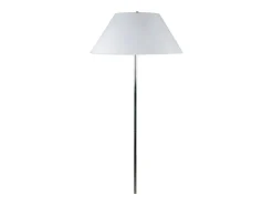 Sale Lámpara de pie Natália Lumit 40W /cromo Ø50x157 cm Blanco