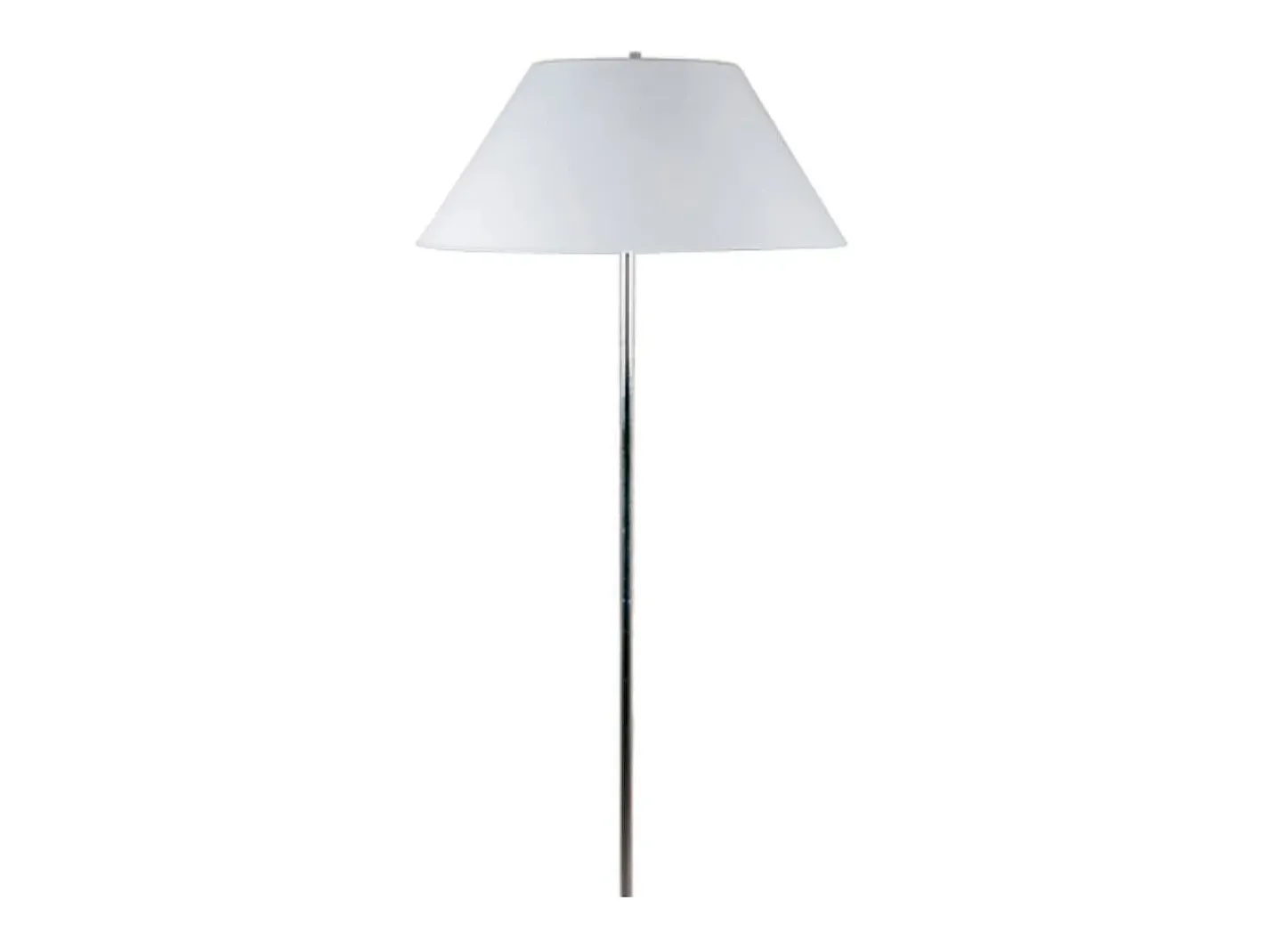 Sale Lámpara de pie Natália Lumit 40W /cromo Ø50x157 cm Blanco