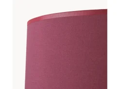 Sollux Lighting Lámpara de pie Natt moderno de tela/PVC/madera - 1 fuentes luminosas - L.77 x A.140 cm - burdeos/madera natural Rojo Online