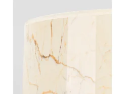 Sollux Lighting Lámpara de pie Nevia minimalista de tela/PVC/acero - 1 fuentes luminosas - L.40 x A.135 cm - mármol /negro Beige Best