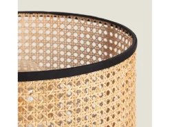 Ledkia Lámpara De Pie-Lámpara de Pie Ratán Huela Natural Multicolor