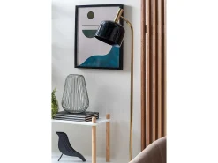 LEITMOTIV Lámpara de pie Smart - Negra Negro Sale