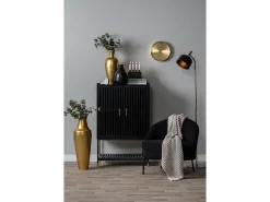 LEITMOTIV Lámpara de pie Smart - Negra Negro Sale