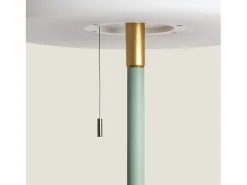 Ledkia Lámpara de Pie Solar Exterior LED 2.6W Aldana Celadón Verde New