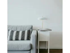 Lámpara de PIE TAICHI estilo moderno - Alt.135 cm - 2x E27 40W - cable 2 metros - on&off - acero - blanco y oro - IP20 Dorado Discount