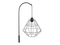Lámpara De Pie-Lámpara De Pie Toolight App538-1F Black Negro