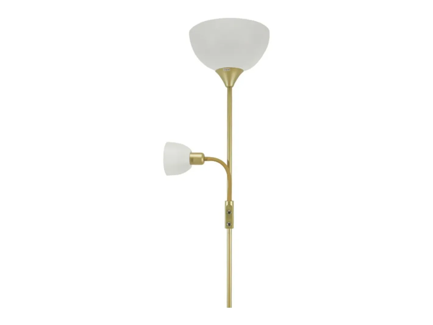Lámpara De Pie-Lámpara de pie Torino Bel Air 80W + brazo orientable oro Ø25x179 cm Dorado
