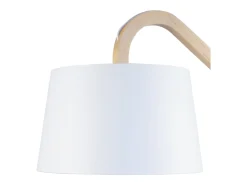 New TOSEL Lámpara de Pie , madera, ,A190xD50xP180cm Negro