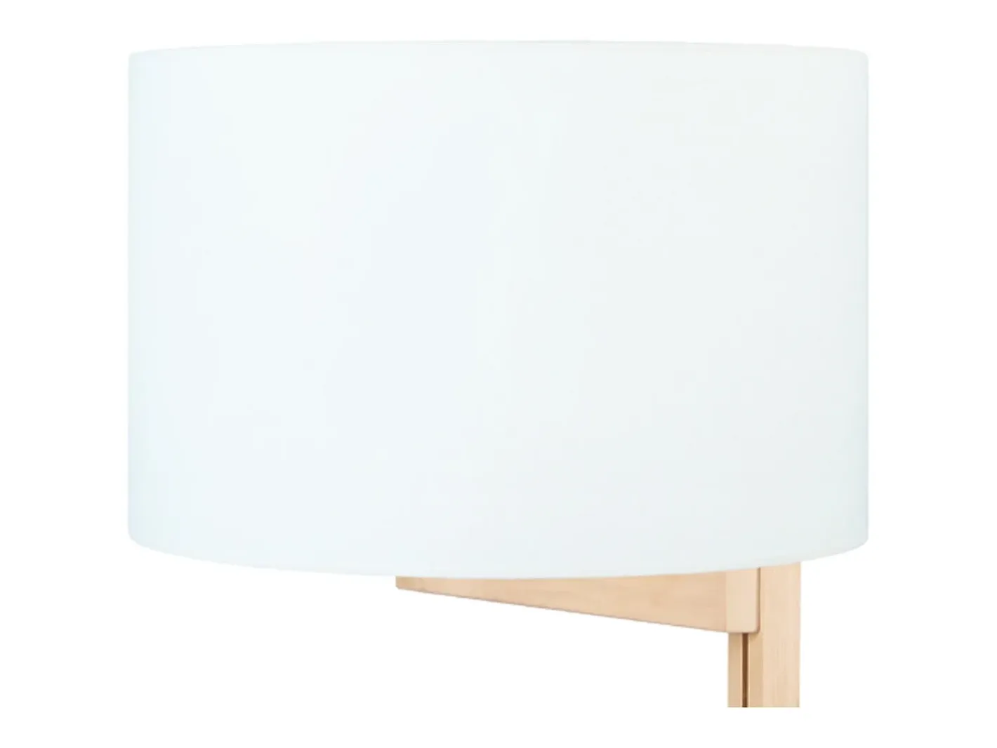 TOSEL Lámpara De Pie-Lámpara de Pie ,madera,natural,A 168x D45xP45cm Blanco