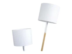 TOSEL Lámpara De Pie-Lámpara de Pie ,madera,natural,A155xD40xP40 cm Color natural claro