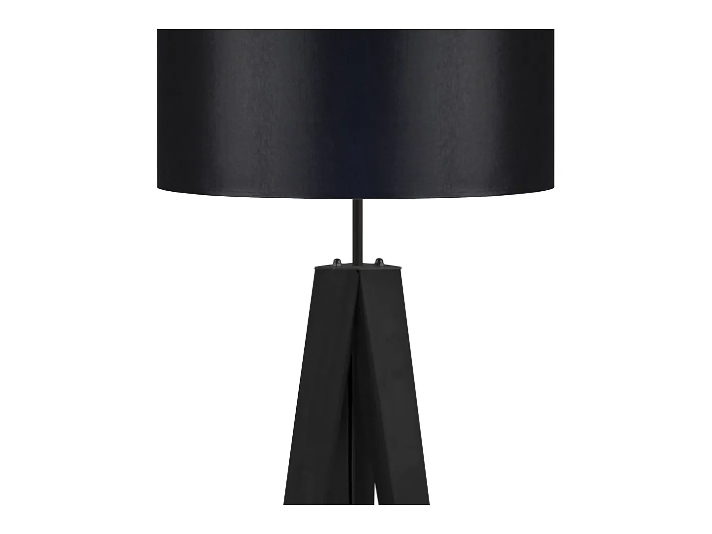 New TOSEL Lámpara de Pie ,madera , ,A161xD45xP45cm Negro