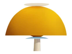 TOSEL Lámpara De Pie-Lámpara de Pie ,madera,,A165xD40xP40cm Amarillo
