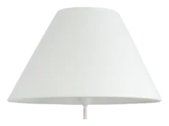 TOSEL Lámpara De Pie-Lámpara de Pie ,metal,Blanco ,A168xD40xP40 cm Marfil / Dorado