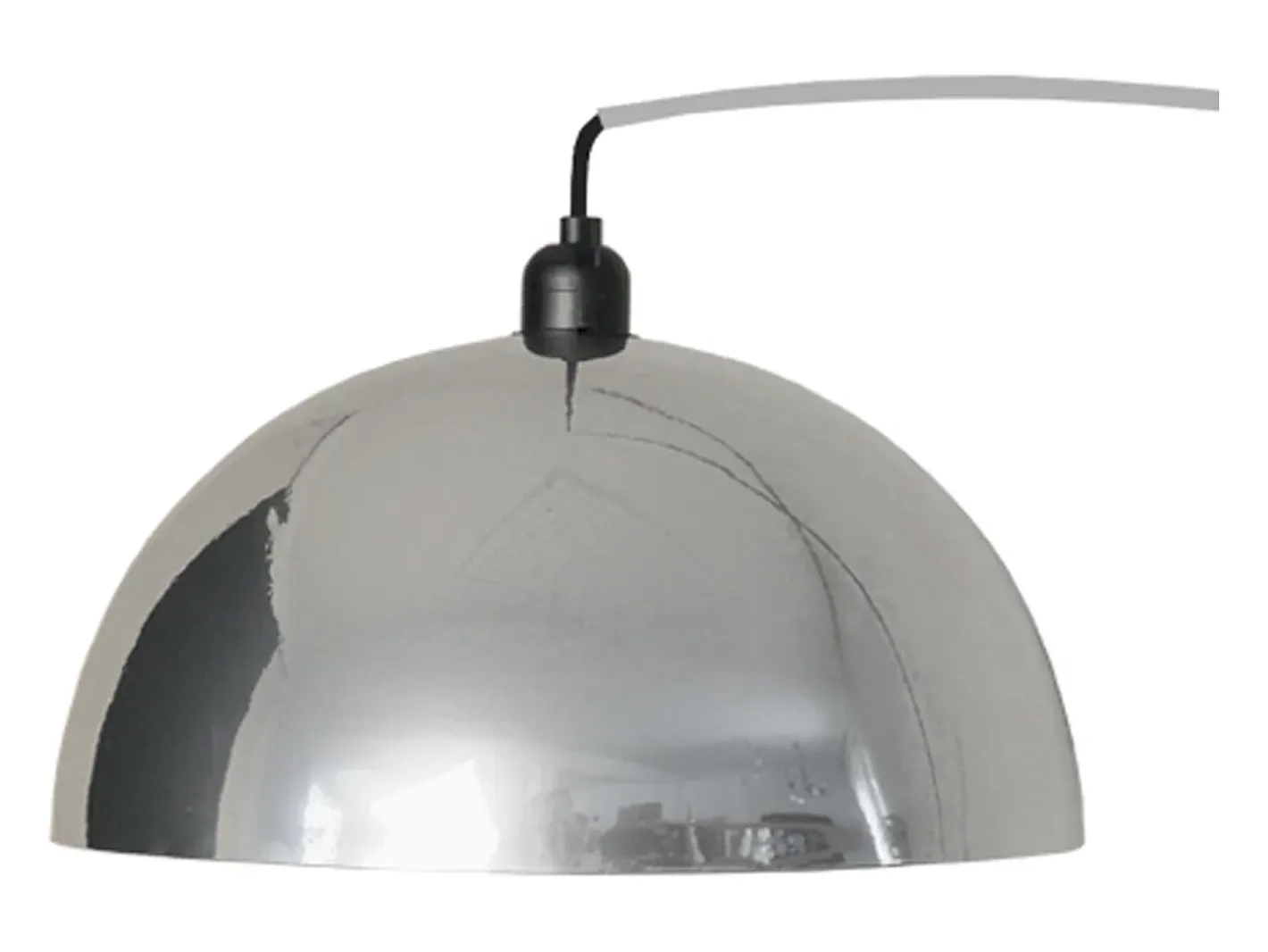 TOSEL Lámpara De Pie-Lámpara de Pie ,metal,Negro ,A 190x D150xP40cm Negro / Plateado
