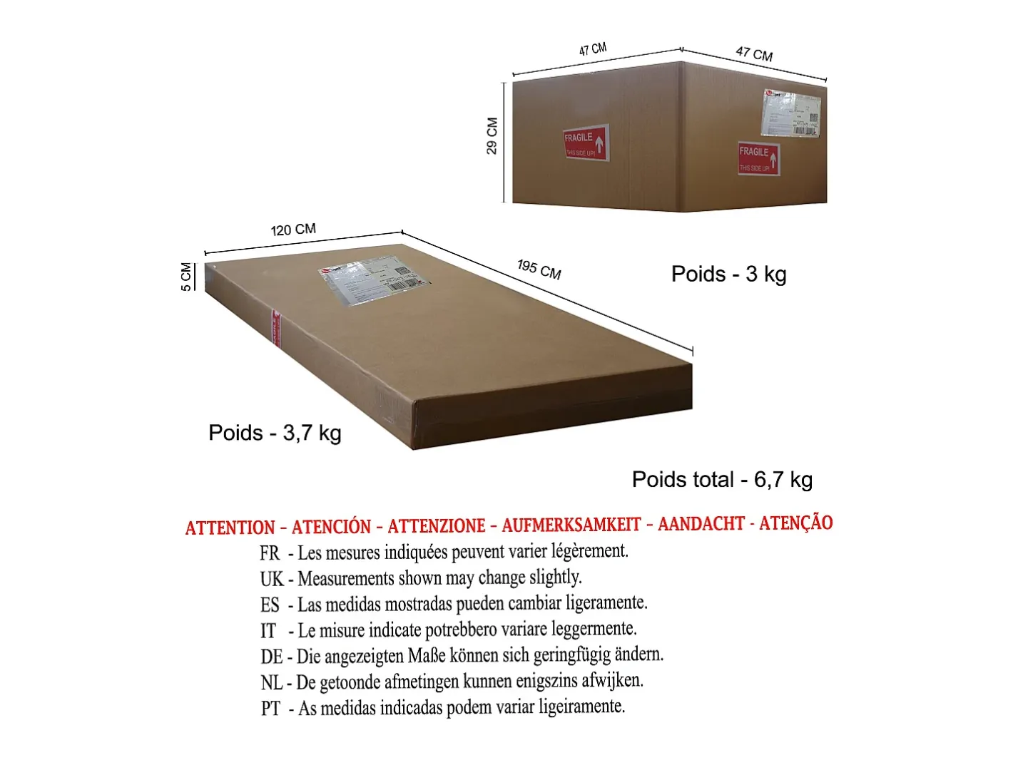 Clearance TOSEL Lámpara de Pie ,metal,madera,,A 195xD 43x P 110cm Negro