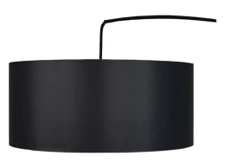 TOSEL Lámpara de Pie ,metal, , A 155xD40x P 40cm Negro Discount