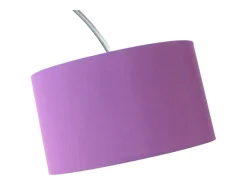 TOSEL Lámpara De Pie-Lámpara de Pie ,metal,Aluminio ,A 189xD100x P 30cm Violeta