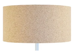 TOSEL Lámpara De Pie-Lámpara de Pie ,metal,Blanco ,A160xD 40xP40cm Beige