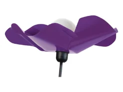 TOSEL Lámpara De Pie-Lámpara de Pie ,metal,Negro ,A155xD40xP40cm Violeta