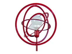 TOSEL Lámpara de Pie ,metal,,A 170x D40xP40cm Rojo Clearance