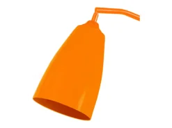 TOSEL Lámpara de Pie ,metal,,A 181x D30xP30cm Naranja Clearance