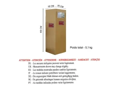 TOSEL Lámpara De Pie-Lámpara de Pie ,metal,,A145xD30xP30 cm Amarillo