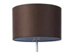 TOSEL Lámpara de Pie ,metal,Aluminio , A153xD35xP 35cm Marru00f3n Hot